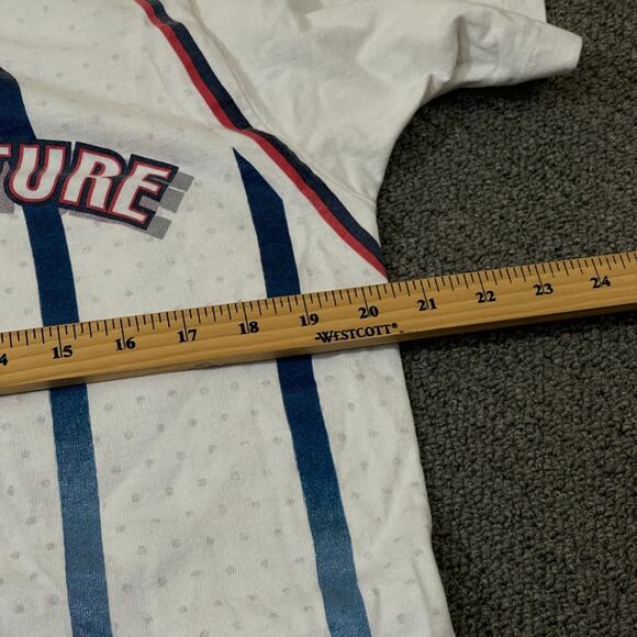 Vintage 90s 1994 NBA Houston Rockets Gallery Furniture Promo T-Shirt Size L - Picture 10 of 11